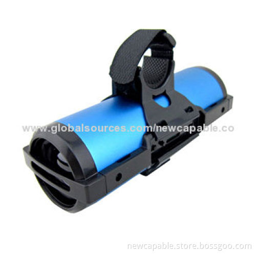 Multiple Functions Bicycle Power Bank with High-brightness LED Light, 4,000mAh Capacity